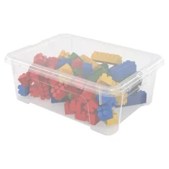 Boîte en plastique transparent 3 L, l.18,7 L.25,3 x H.9,1 cm Kaze