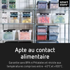 Boîte en plastique transparent Smartstore Classic 35L