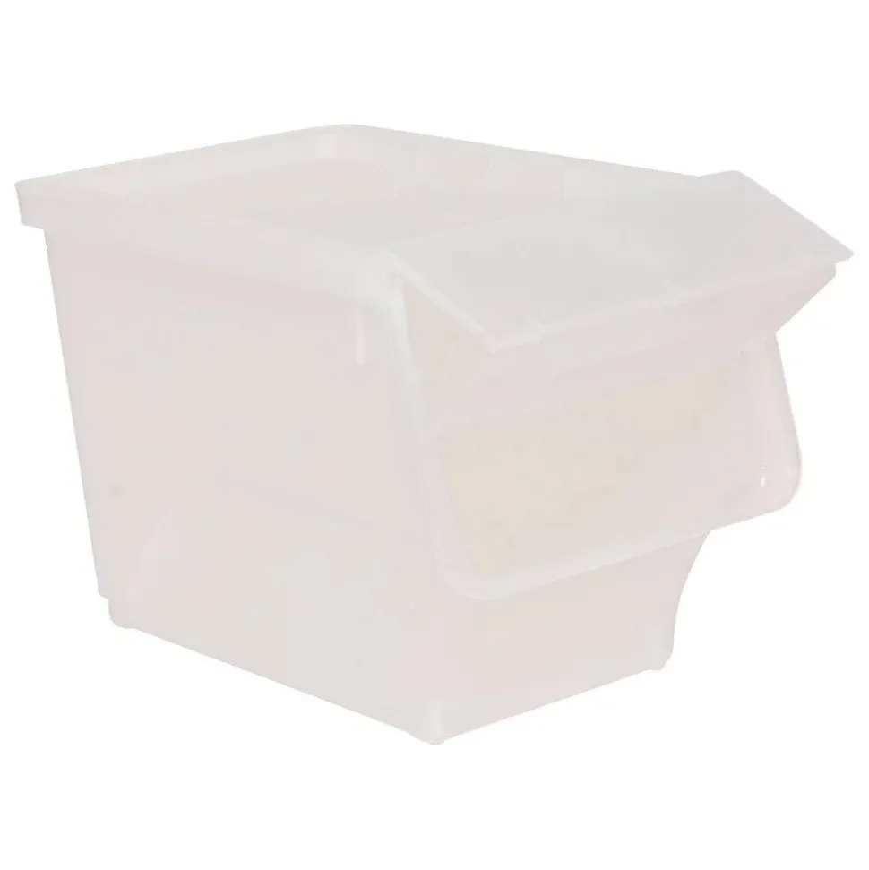 Boîte en plastique transparente à ouverture frontale 24L - 5Five