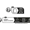 Boîte en plastique Xago transparent 15 L (S)