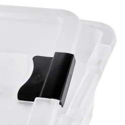 Boîte multi usages avec couvercle 12 litres - Transparent