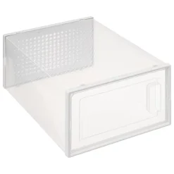 Boîte range-chaussures Stak L en plastique - Transparent- 5five