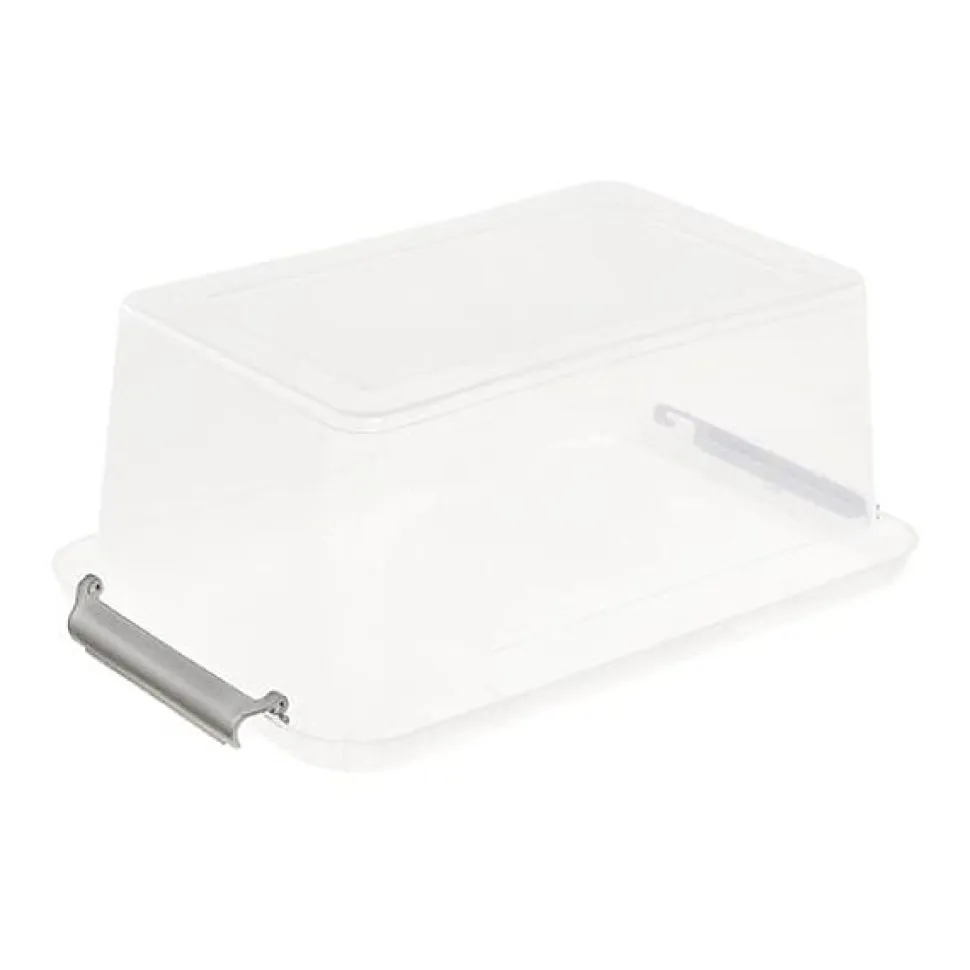 Boîte transparente empilable avec couvercle 4,5 litres