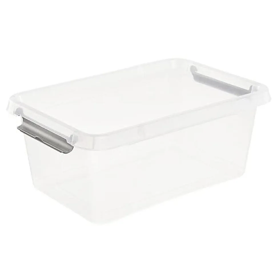 Boîte transparente empilable avec couvercle 4,5 litres