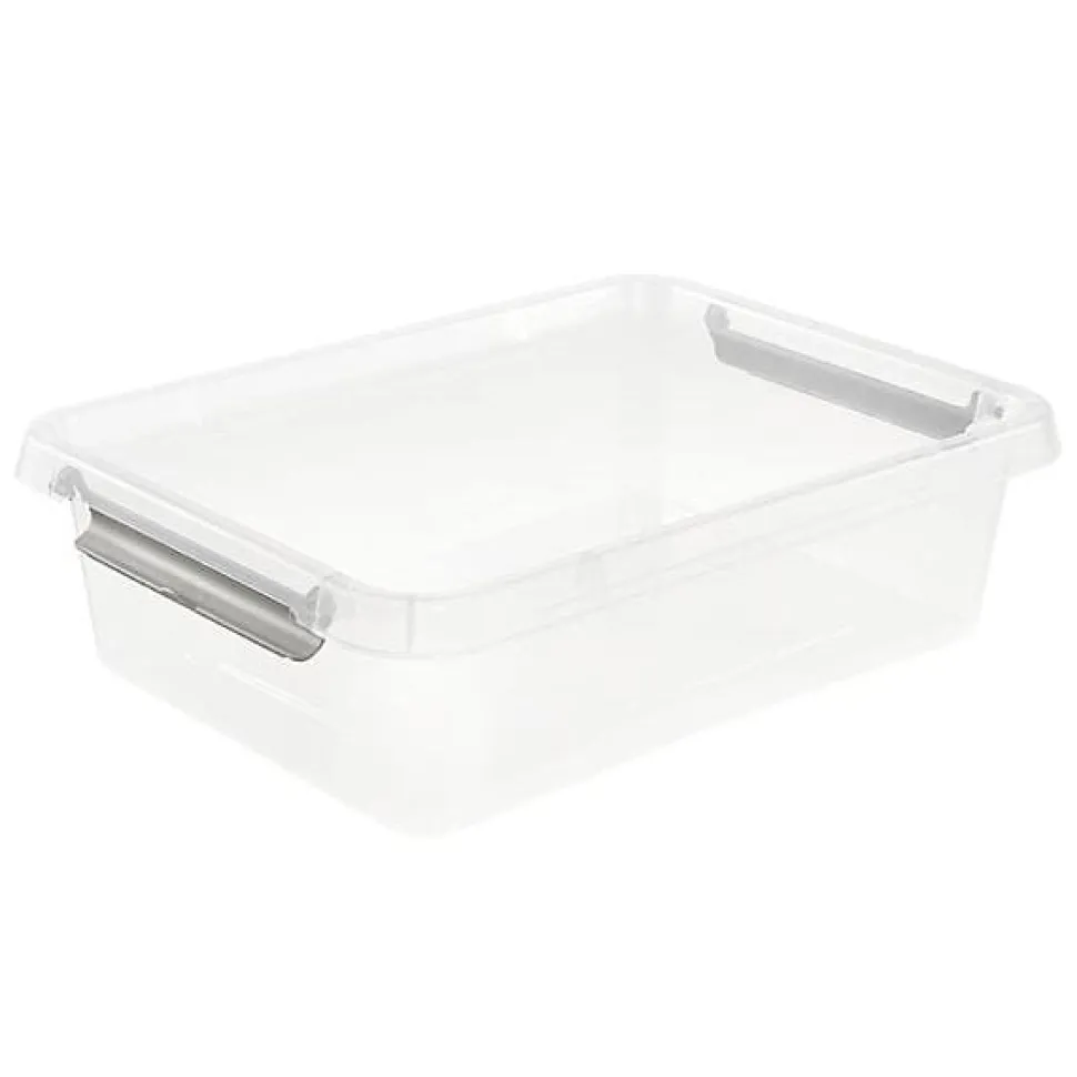 Boîte transparente plate 8,5 litres ClipBox