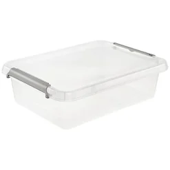 Boîte transparente plate 8,5 litres ClipBox