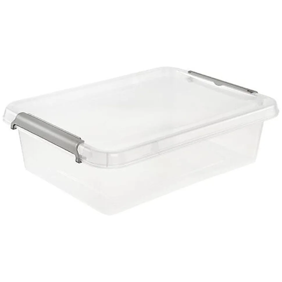 Boîte transparente plate 8,5 litres ClipBox