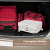 Boîtes de Rangement Empilables Mobile Lot de 3 Bacs avec Couvercle Portes Magnétiques Double Ouverture