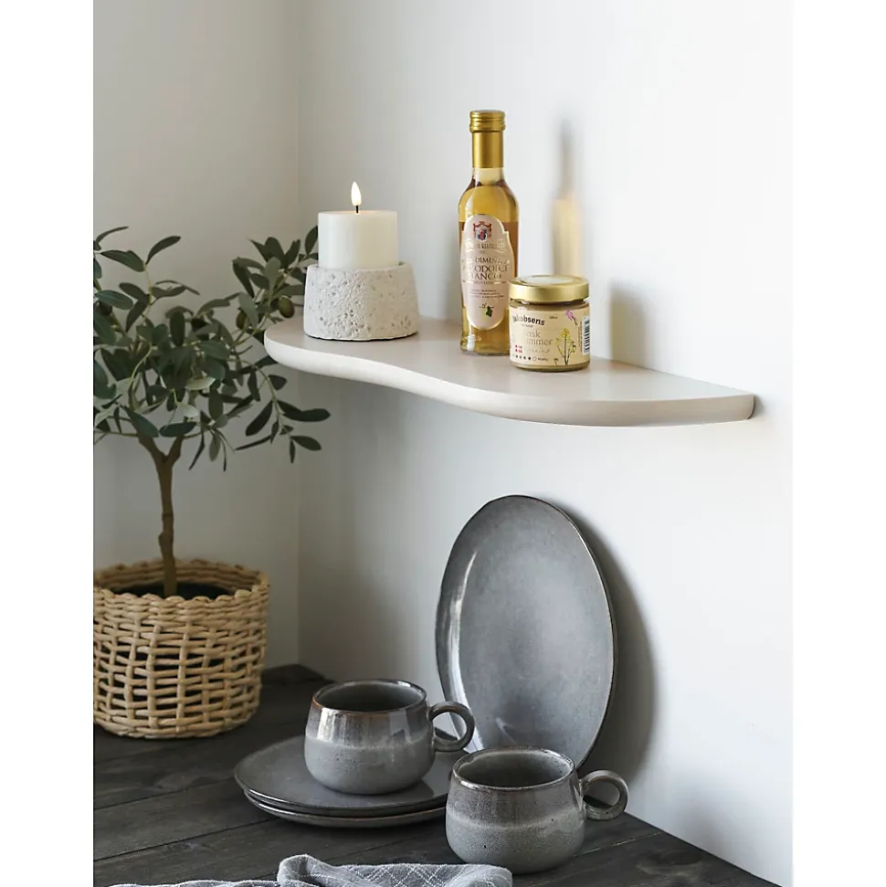 Botta - Étagère murale en bois L57cm - Beige