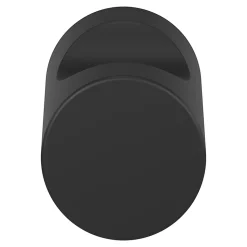 Bouton de meuble arrondi GoodHome Dizel noir Ø2cm x h. 2.5cm x p.2.5cm
