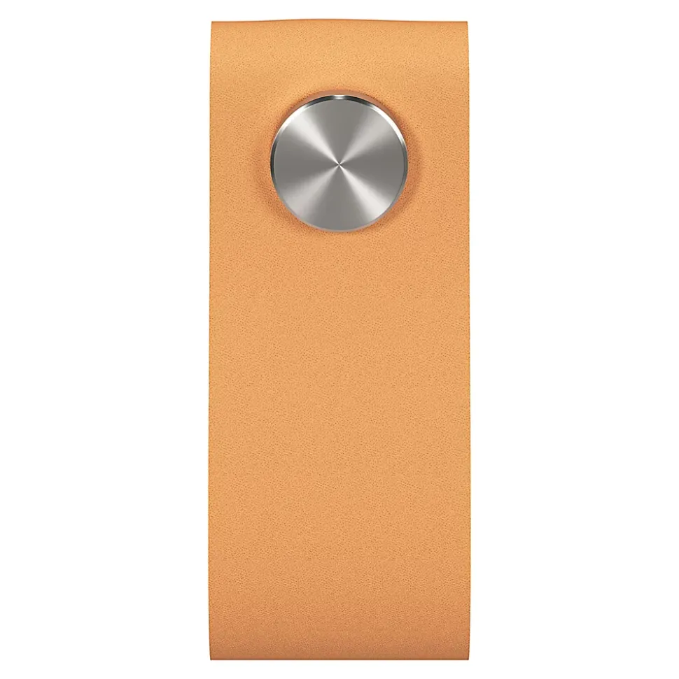 Bouton de meuble GoodHome Hezo marron l.2.6cm x h.6.4cm x p.1.8cm
