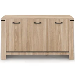 Buffet 140 cm IDAHO 3 portes design contemporain