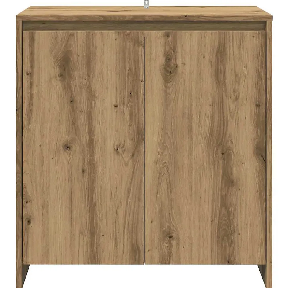 Buffet 3 pcs chêne artisanal bois d'ingénierie vidaXL