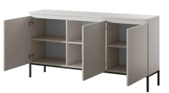 Buffet 3 portes beige 150 cm BEMMI