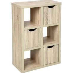 Buffet 3 portes Effet chêne naturel Bivoak - Atmosphera