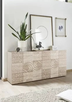 Buffet 3 portes MIREL chêne 181 cm