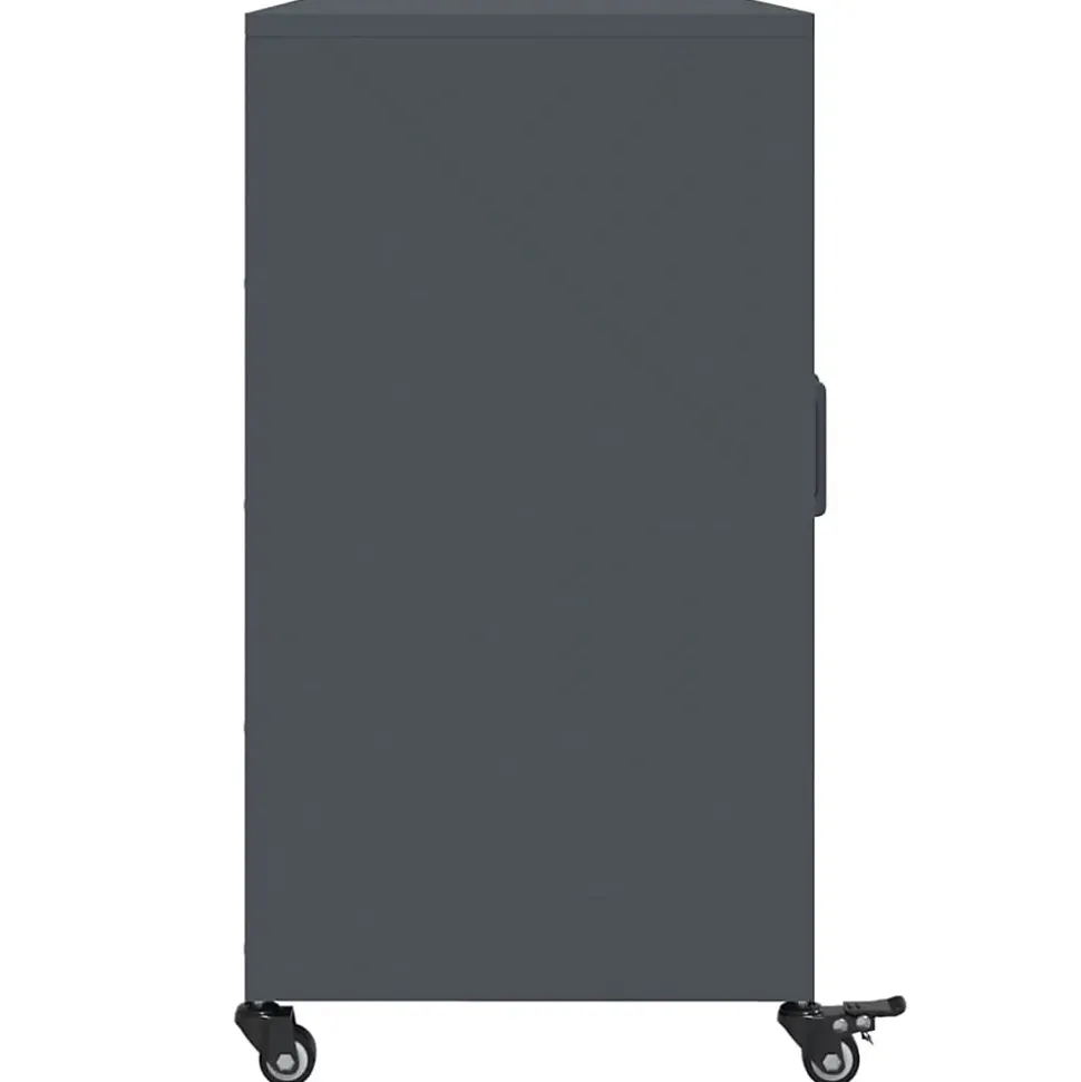 Buffet anthracite 100,5x39x72 cm acier vidaXL