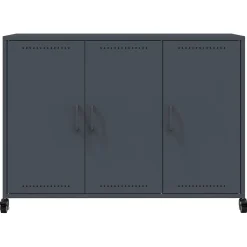 Buffet anthracite 100,5x39x72 cm acier vidaXL