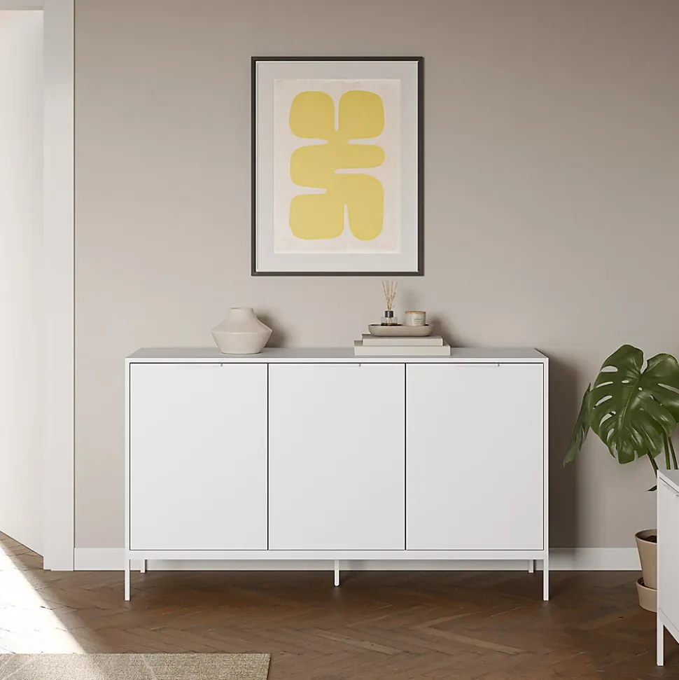 Buffet Auri 3 portes couleur Blanc