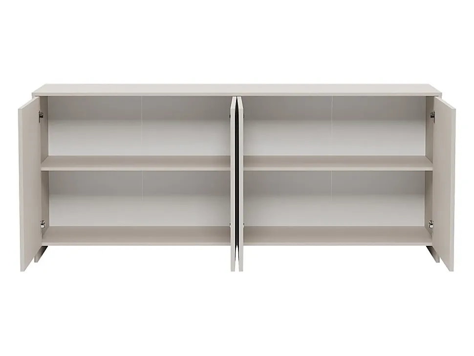 Buffet avec 4 portes - Beige - NALYRA de Maison Céphy