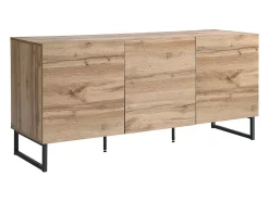 Buffet avec 3 portes - Naturel clair - CEVANIA