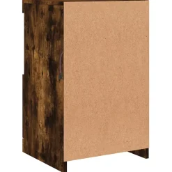 Buffet avec lumières LED chêne fumé 41x37x67 cm vidaXL