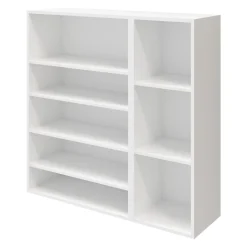Buffet avec portes et tiroirs blanc GoodHome Atomia H. 112,5 x L. 112,5 x P. 37 cm