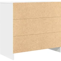 Buffet avec tiroir blanc 71x35x65 cm bois d'ingénierie vidaXL