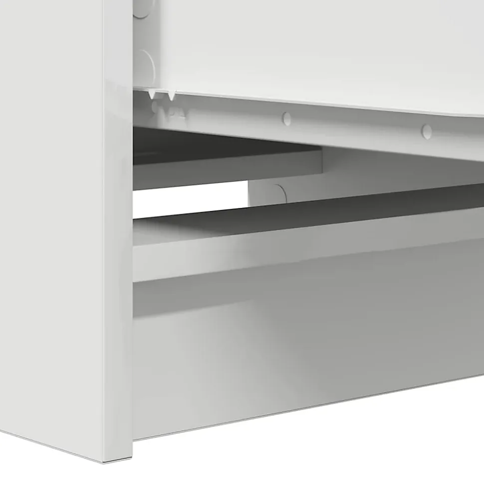 Buffet blanc 37,5x35x99 cm bois d'ingénierie vidaXL