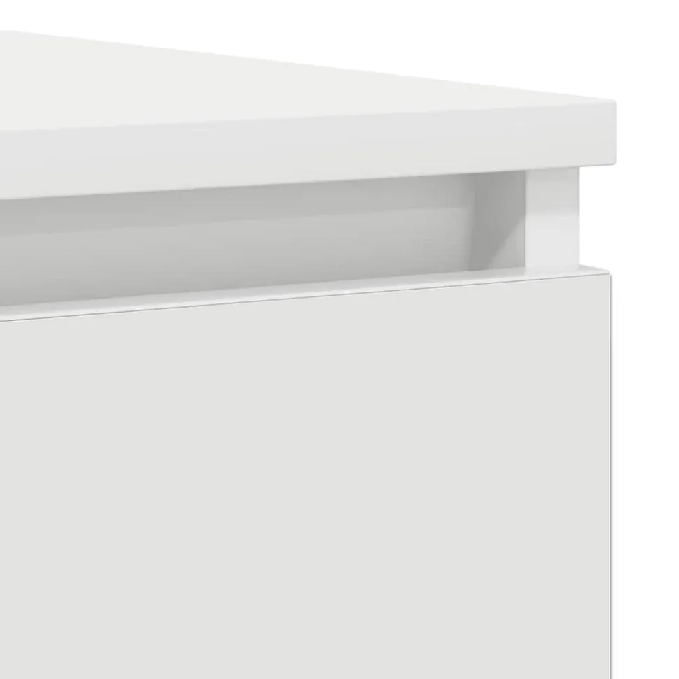 Buffet blanc 37,5x35x99 cm bois d'ingénierie vidaXL