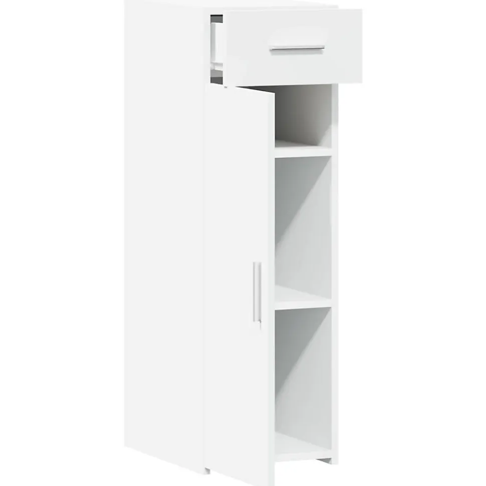 Buffet blanc 30x42,5x93 cm bois d'ingénierie vidaXL