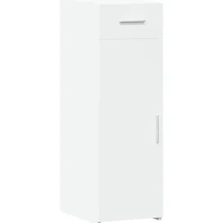 Buffet blanc 30x42,5x93 cm bois d'ingénierie vidaXL