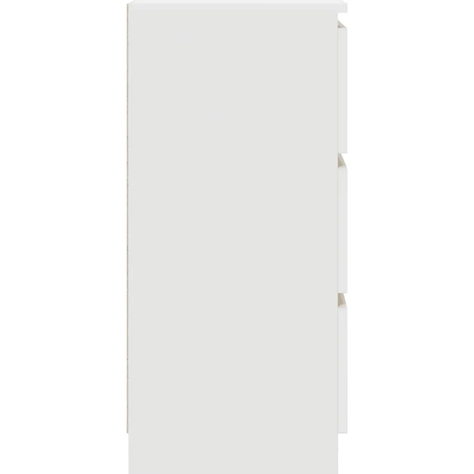 Buffet blanc 37,5x35x76 cm bois d'ingénierie vidaXL