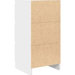Buffet blanc 37,5x35x76 cm bois d'ingénierie vidaXL