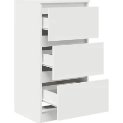 Buffet blanc 37,5x35x76 cm bois d'ingénierie vidaXL