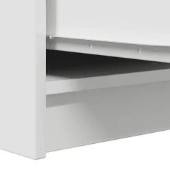 Buffet blanc 29,5x34x76 cm bois d'ingénierie vidaXL