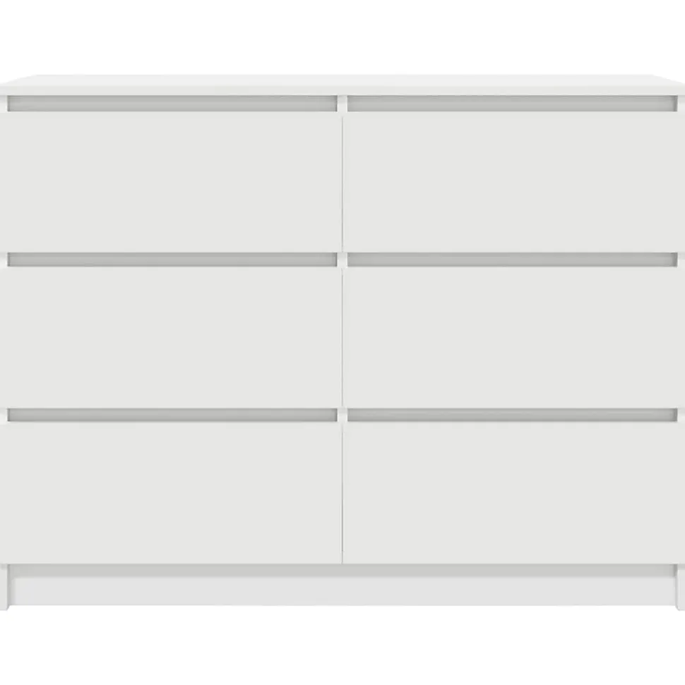 Buffet blanc 100x35x76 cm bois d'ingénierie vidaXL