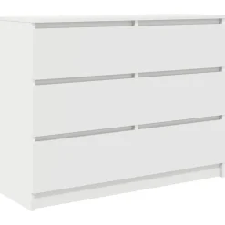 Buffet blanc 100x35x76 cm bois d'ingénierie vidaXL