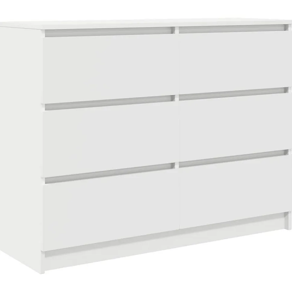 Buffet blanc 100x35x76 cm bois d'ingénierie vidaXL