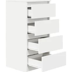 Buffet blanc 37,5x35x76 cm bois d'ingénierie vidaXL
