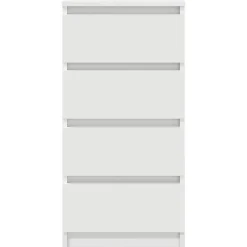 Buffet blanc 37,5x35x76 cm bois d'ingénierie vidaXL