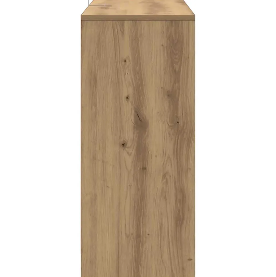 Buffet chêne artisanal 102x33x75 cm bois d'ingénierie vidaXL
