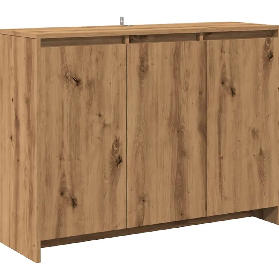 Buffet chêne artisanal 102x33x75 cm bois d'ingénierie vidaXL