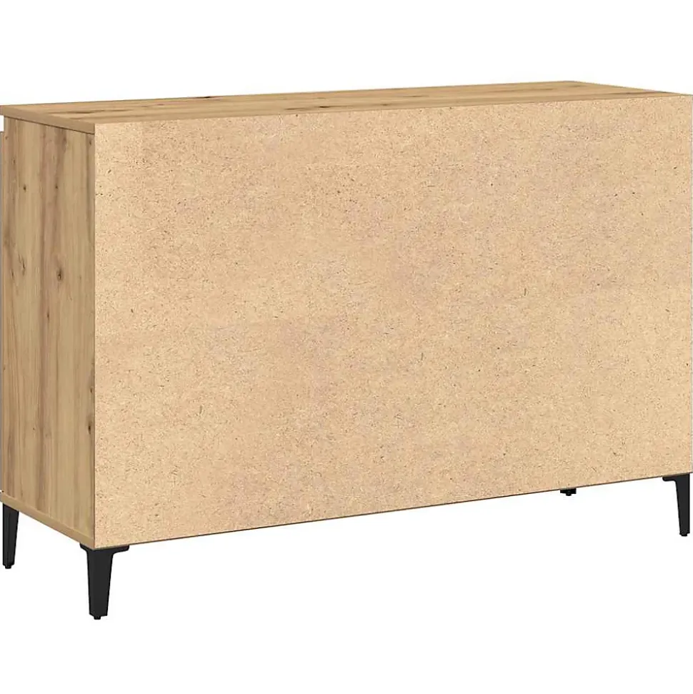 Buffet chêne artisanal 102x35x70 cm bois d'ingénierie vidaXL