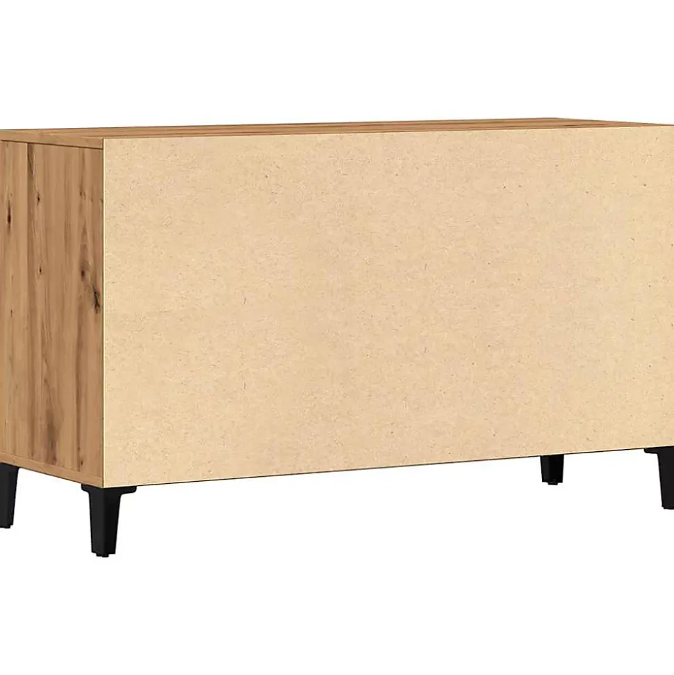 Buffet chêne artisanal 100x36x60 cm bois d'ingénierie vidaXL