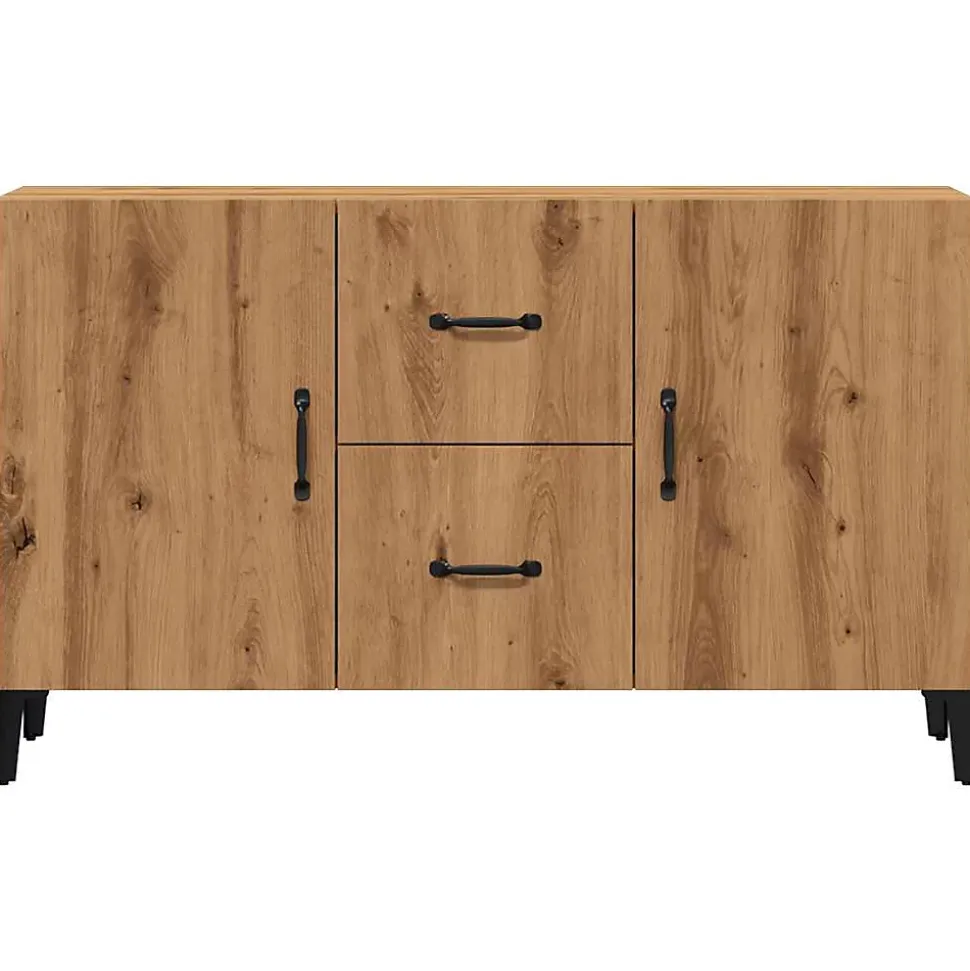 Buffet chêne artisanal 100x36x60 cm bois d'ingénierie vidaXL
