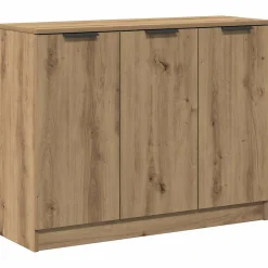 Buffet chêne artisanal 90,5x30x70 cm bois d'ingénierie vidaXL