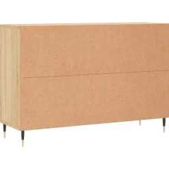 Buffet chêne sonoma 101,5x35x70 cm bois d'ingénierie vidaXL