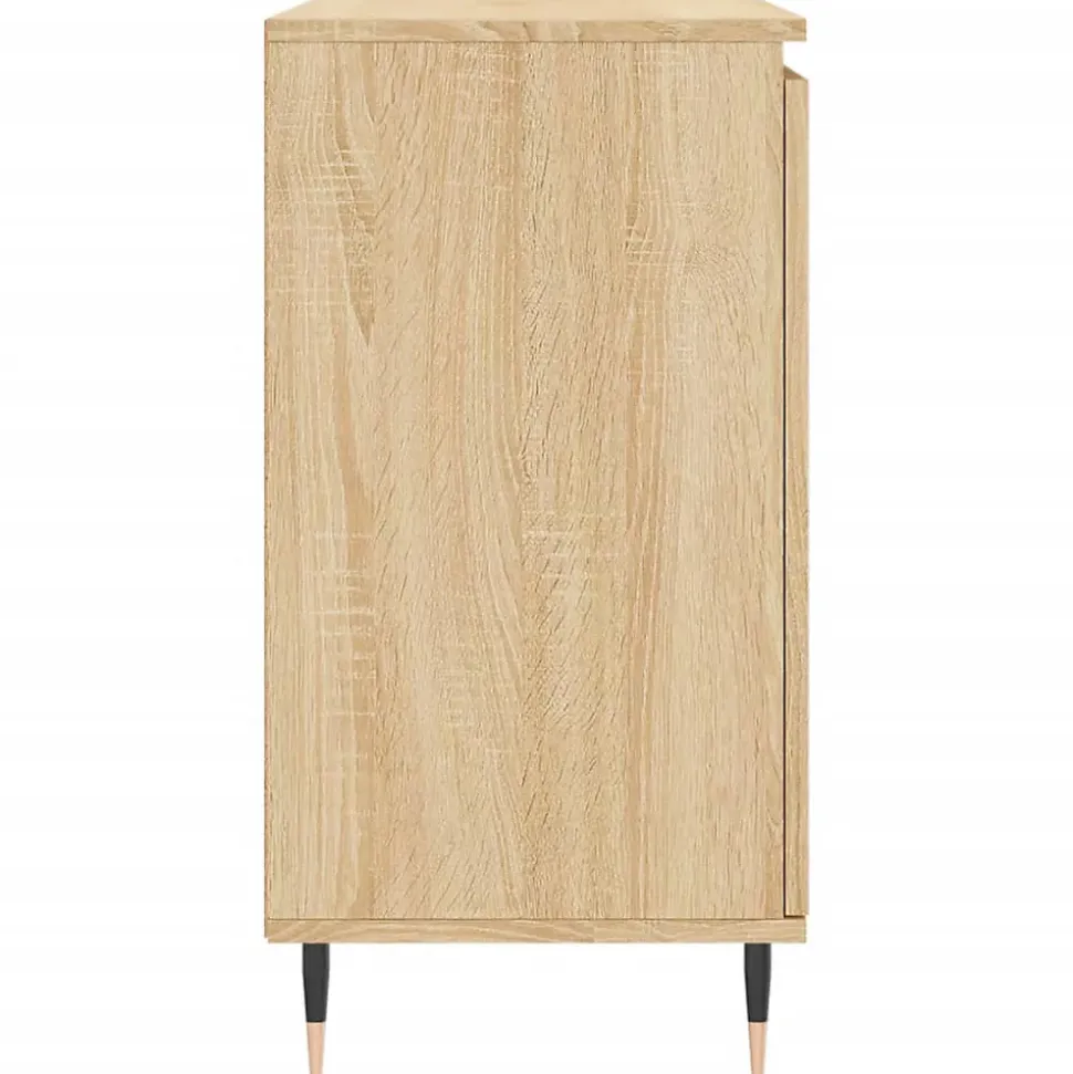 Buffet chêne sonoma 101,5x35x70 cm bois d'ingénierie vidaXL
