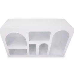 Buffet Design "Troglodyte" 130cm Blanc